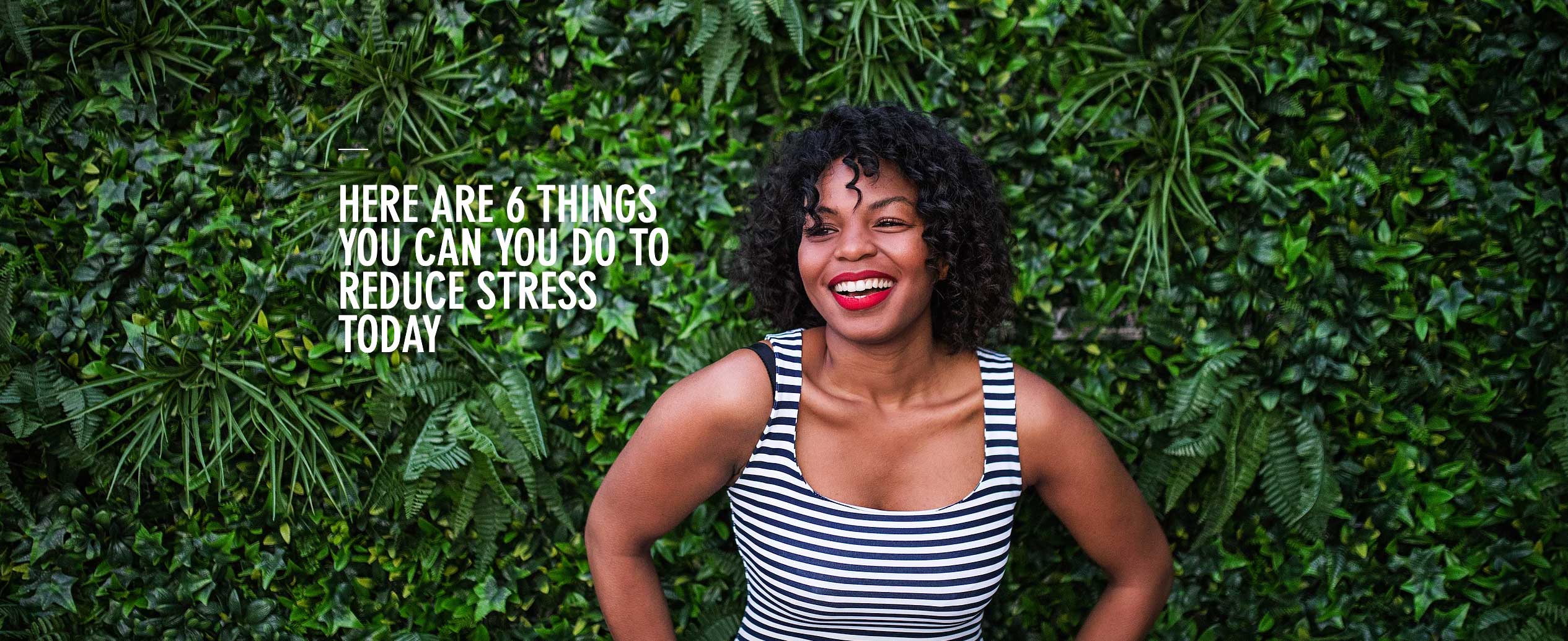 6 things to reduce stress